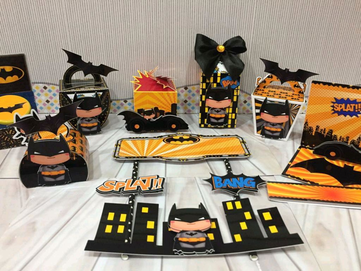 Arquivo de Corte Kit Batman #7068 pdf Studio
