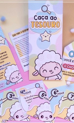 Arquivo de Corte Kit Caça ao Tesouro de Pascoa #13785