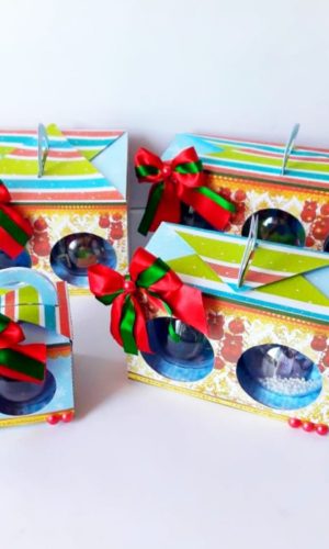 Arquivo de Corte - Kit Caixas para Bolas Acrílicas