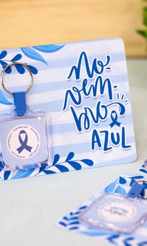 Arquivo de Corte Kit Card Chaveiro Novembro Azul #16525