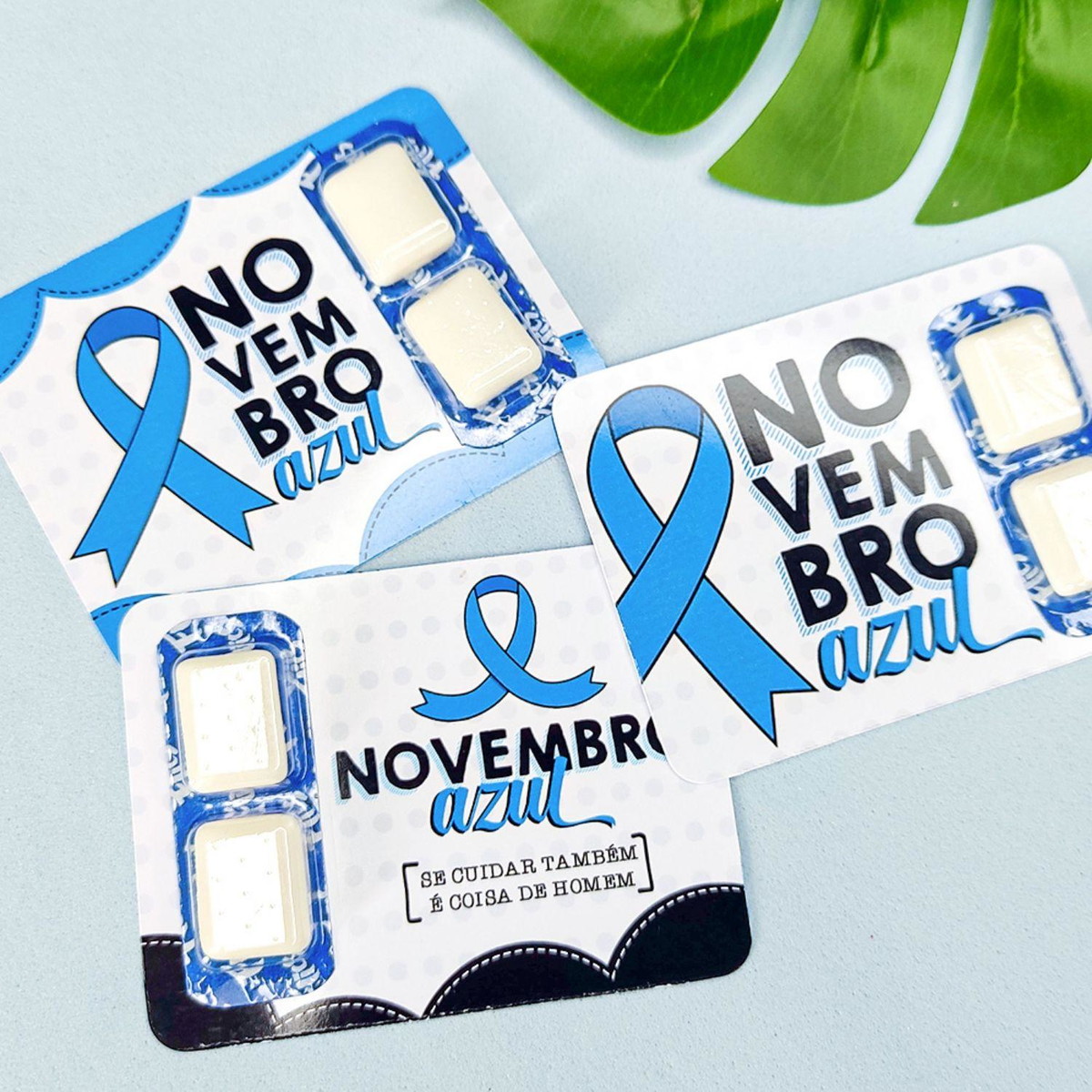 Arquivo de Corte Kit Card com Chiclete Novembro Azul #16533 - Imagem 3