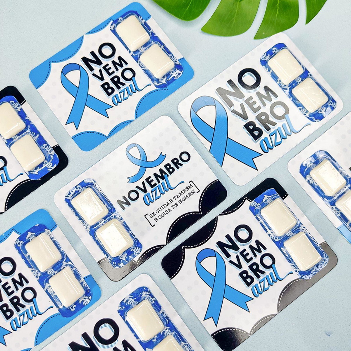 Arquivo de Corte Kit Card com Chiclete Novembro Azul #16533 - Imagem 5