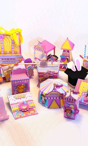 ARQUIVO DE CORTE KIT CIRCO ROSA (#9146) STUDIO E PDF