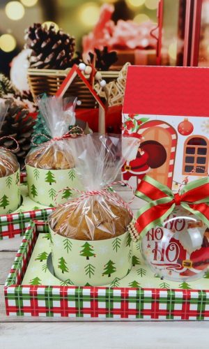 Arquivo de Corte Kit Combo Caixas Panetones de Natal #16594