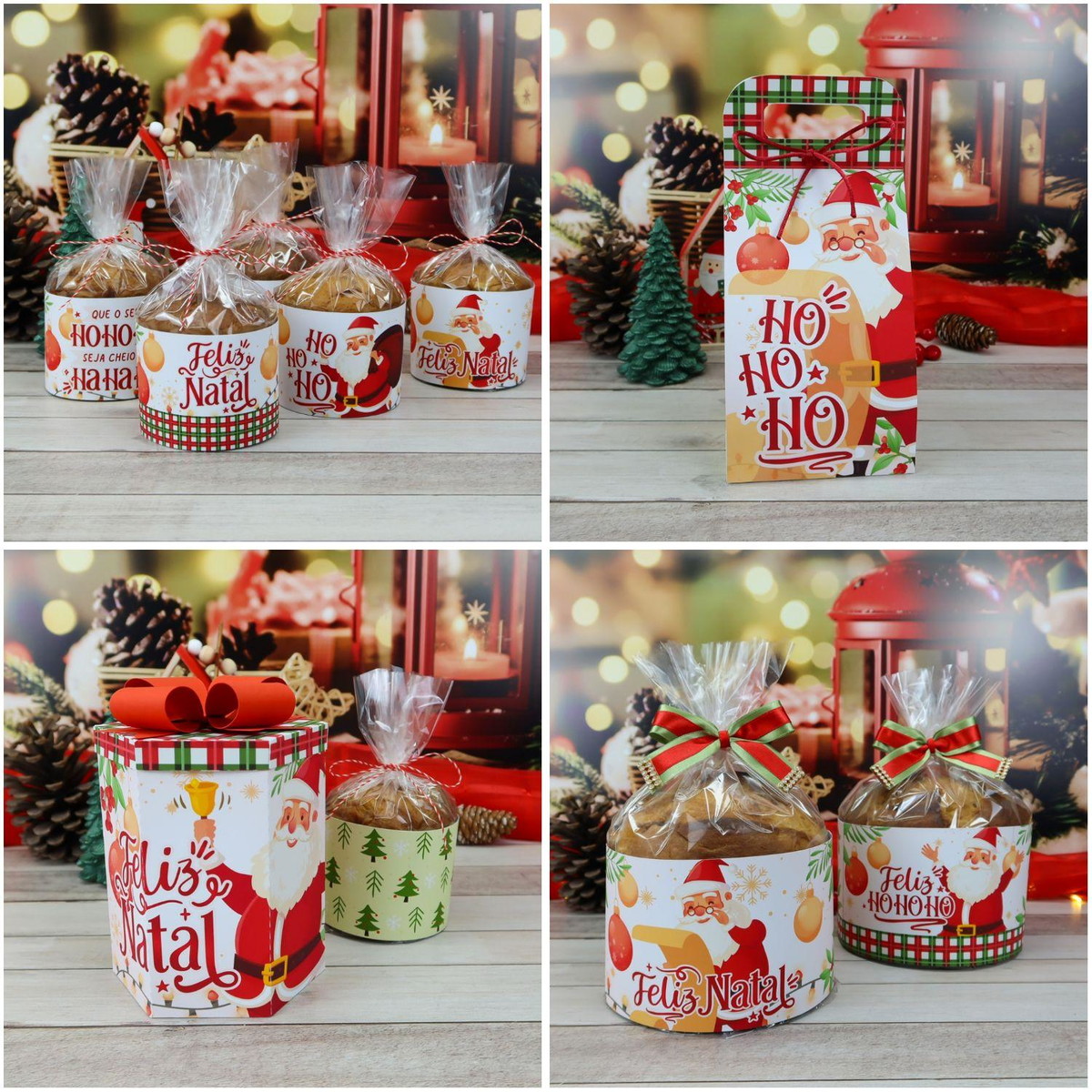 Arquivo de Corte Kit Combo Caixas Panetones de Natal #16594 - Imagem 3