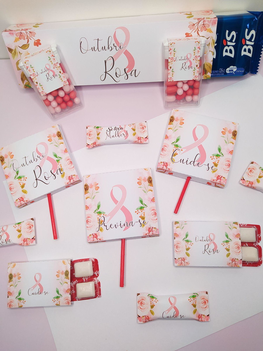 Arquivo de Corte Kit Completo Outubro Rosa #15386 - Imagem 3