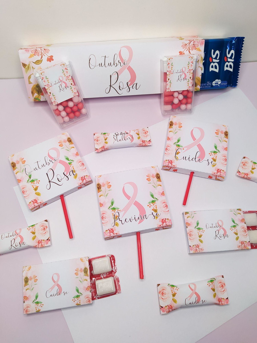 Arquivo de Corte Kit Completo Outubro Rosa #15386