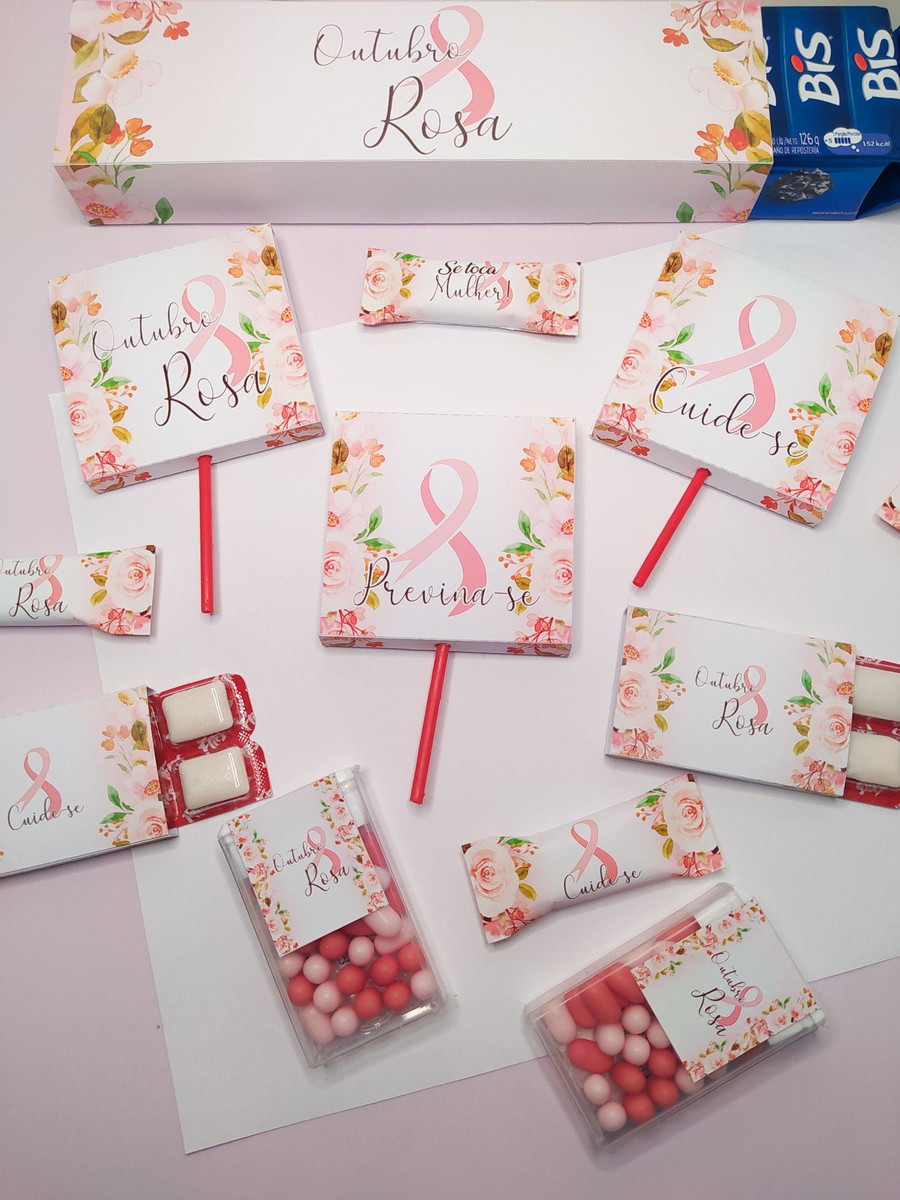 Arquivo de Corte Kit Completo Outubro Rosa #15386 - Imagem 2