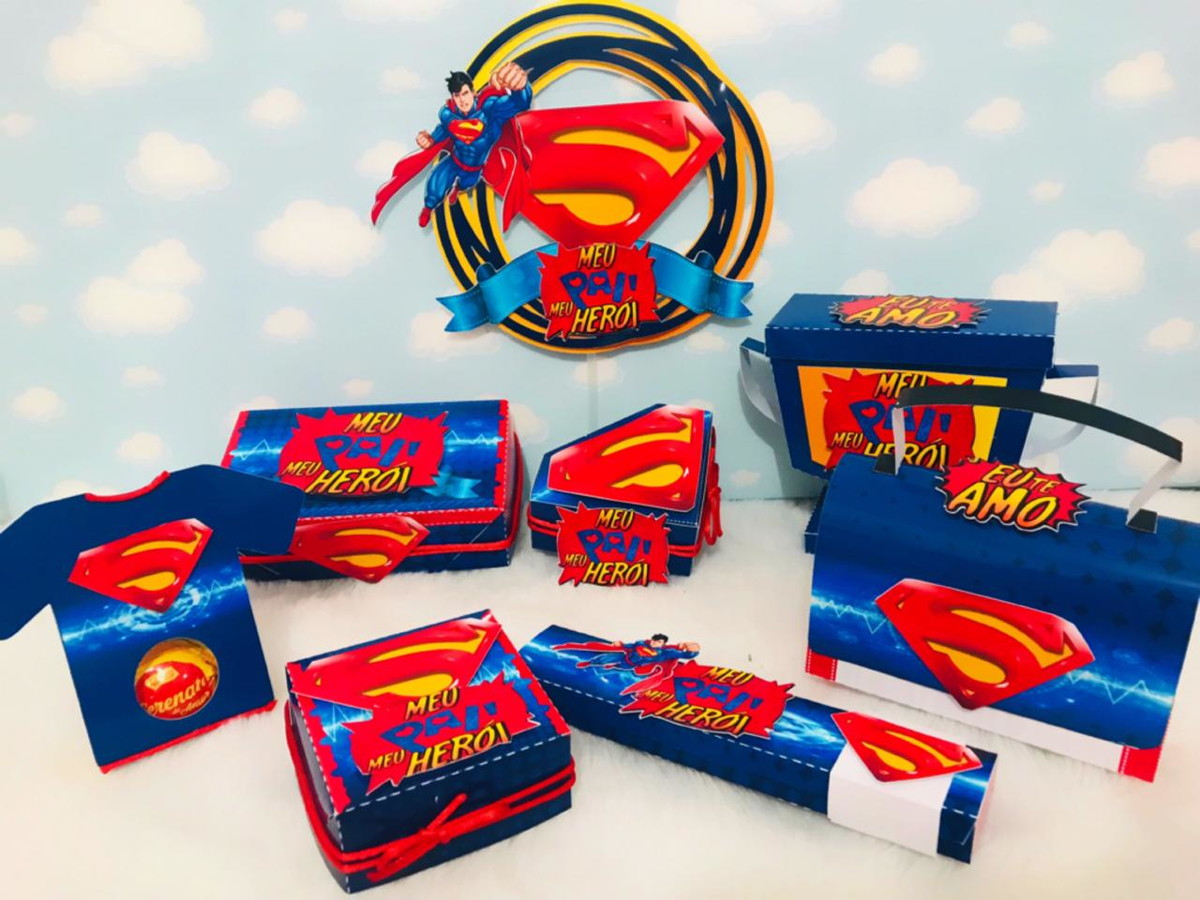 Arquivo de corte Kit Pai super Heroi