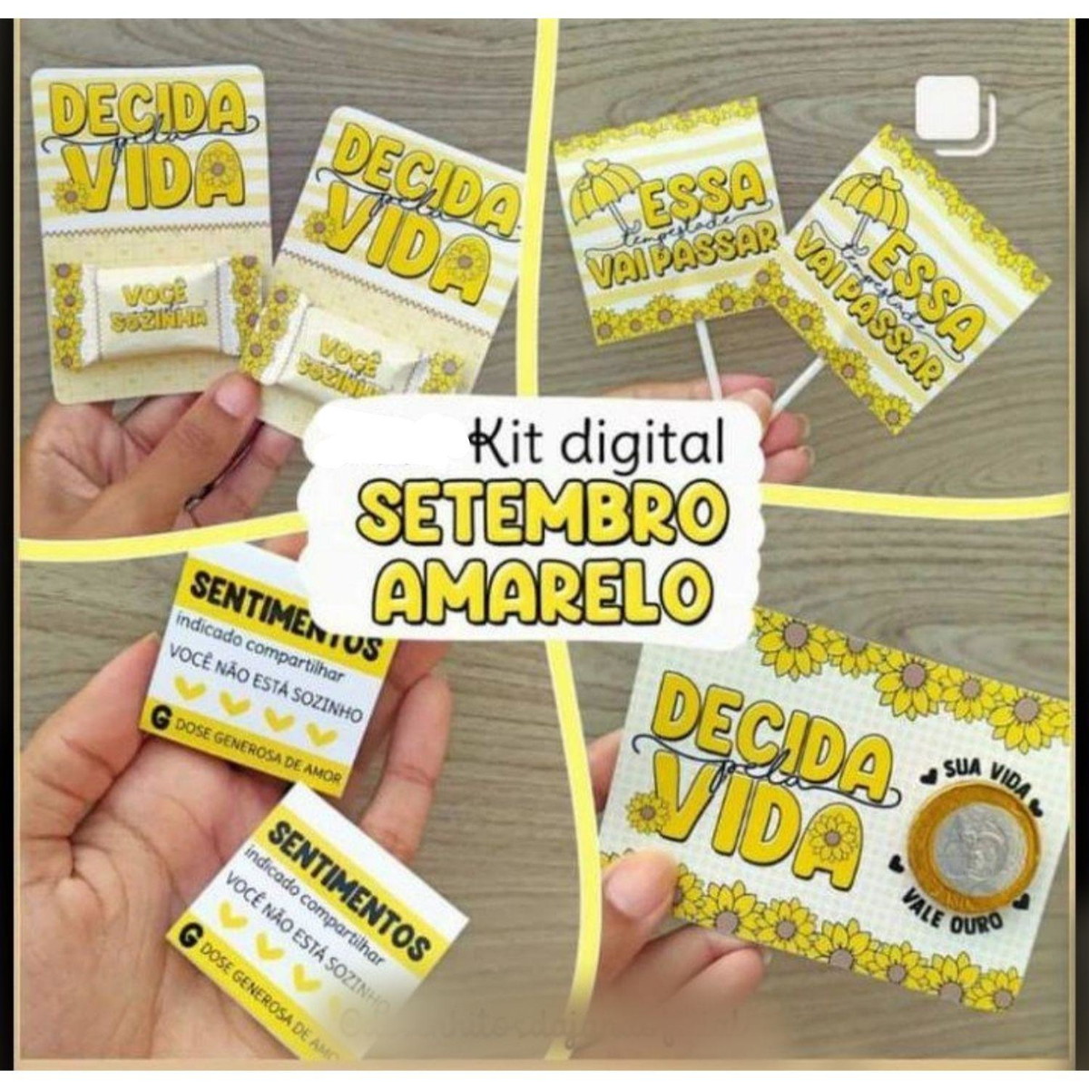 Arquivo De Corte Kit Digital Setembro Amarelo #15283
