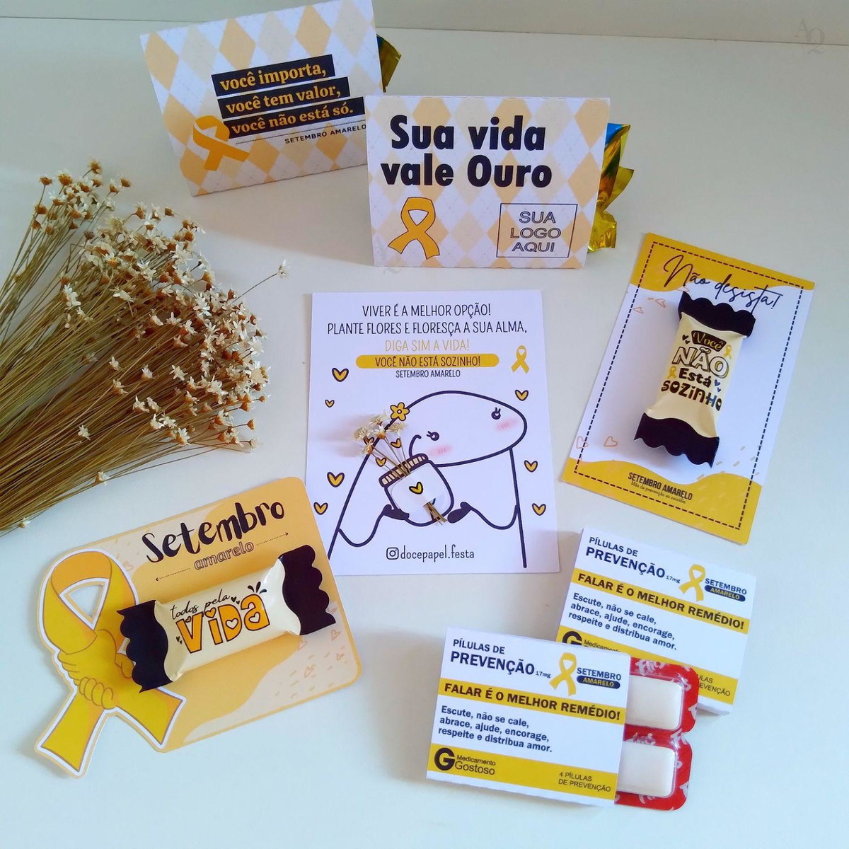 Arquivo De Corte Kit Digital Setembro Amarelo #15289