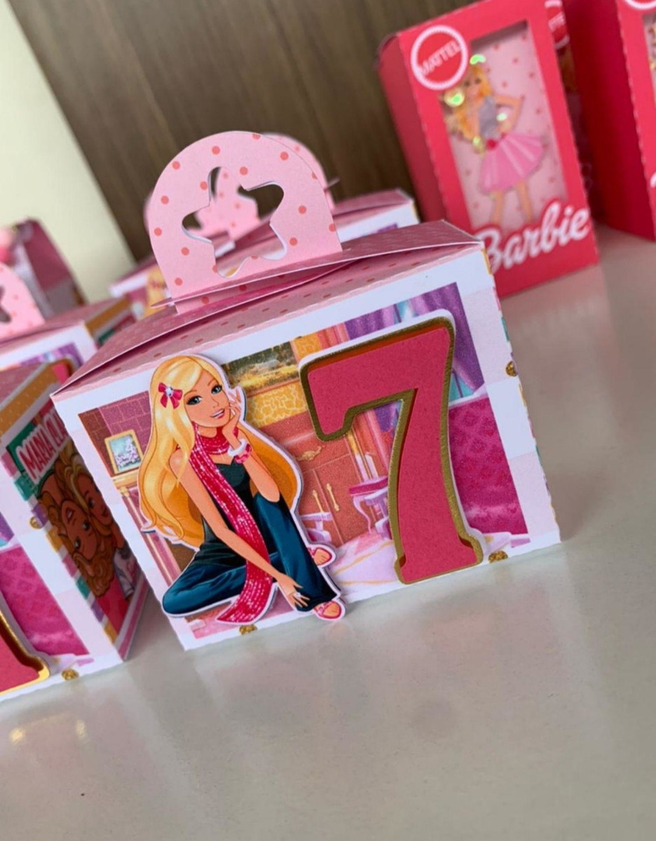 Arquivo de Corte Kit Festa Barbie #16009 - Imagem 4