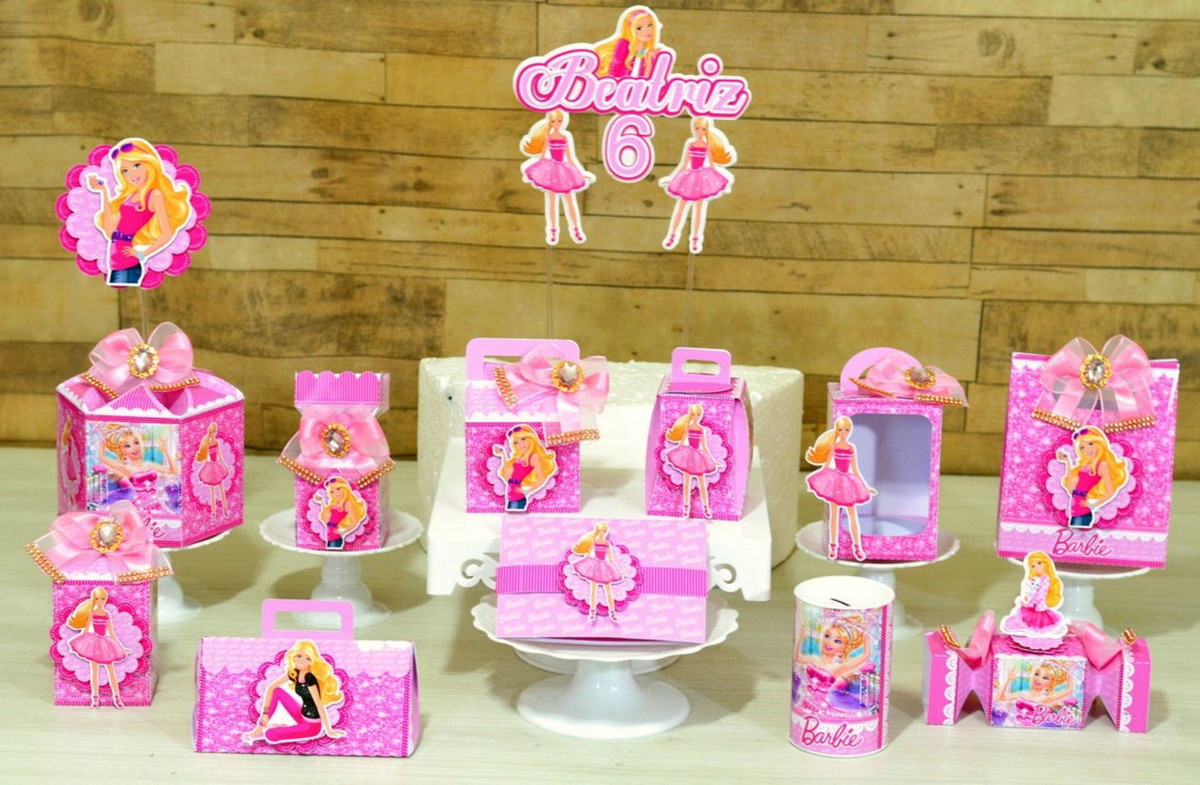Arquivo de Corte Kit Festa Barbie #16016