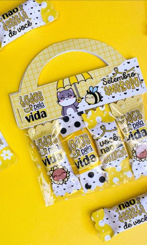 Arquivo De Corte Kit Lapelas Setembro Amarelo #15295
