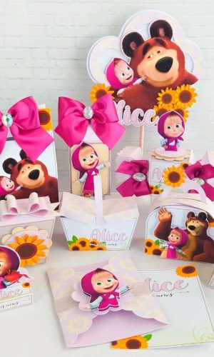 Arquivo de Corte Kit Marsha e o Urso #9077