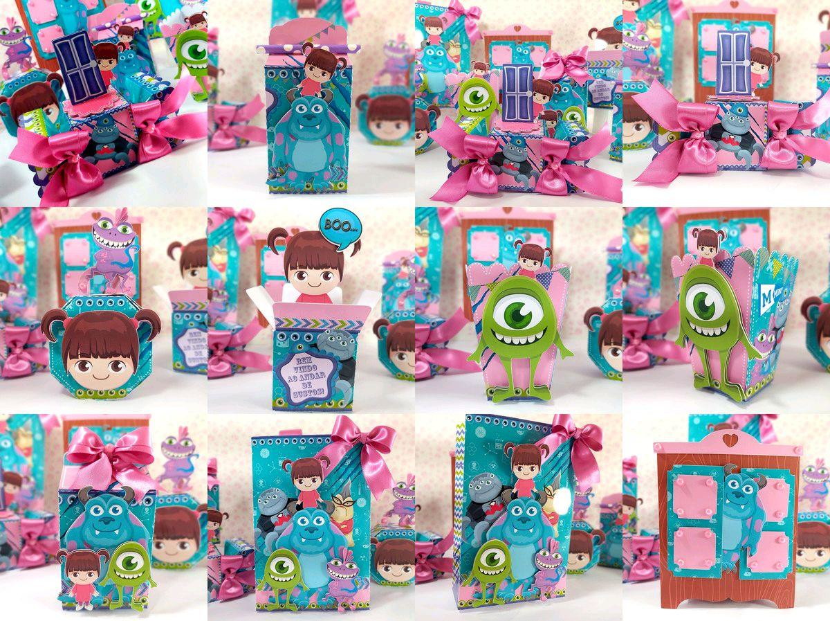 Arquivo de Corte Kit Monstros Sa Menina #7094 pdf Studio