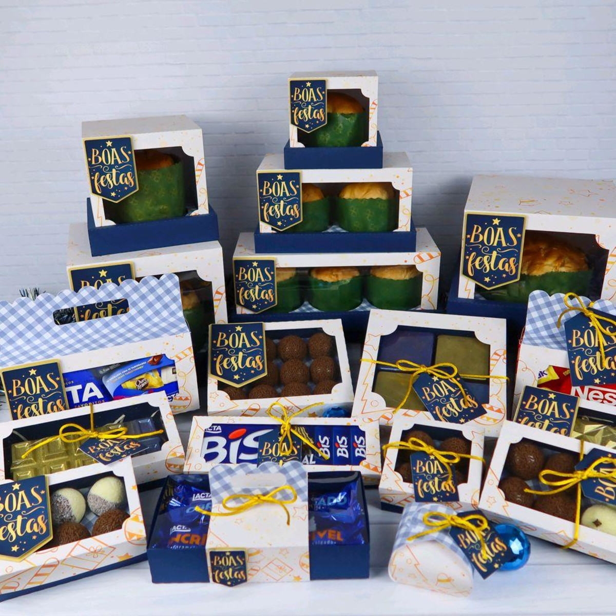 Arquivo de Corte Kit Natal Azul #11282