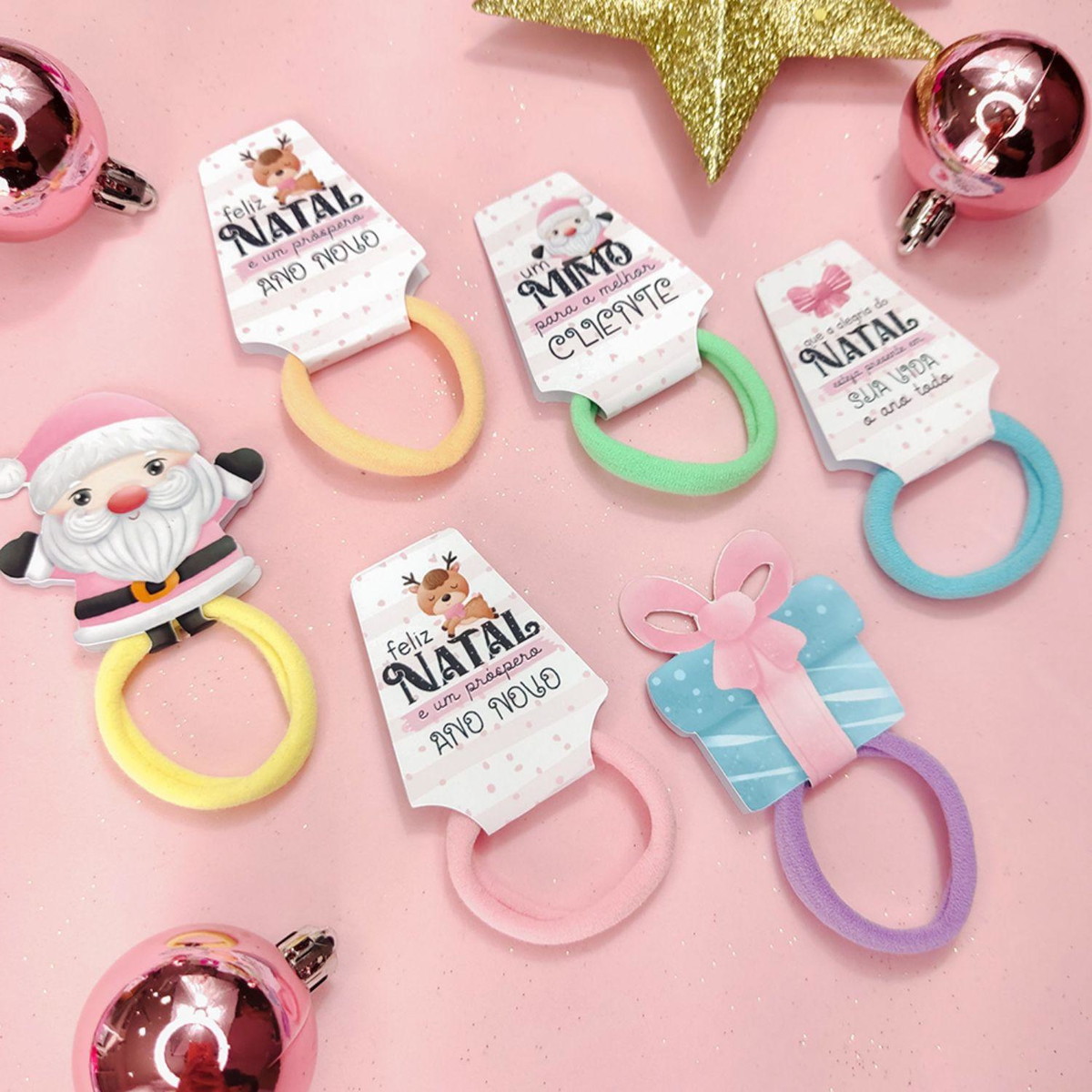 Arquivo de Corte Kit Natal Rosa Card Xuxinha #16566 - Imagem 5
