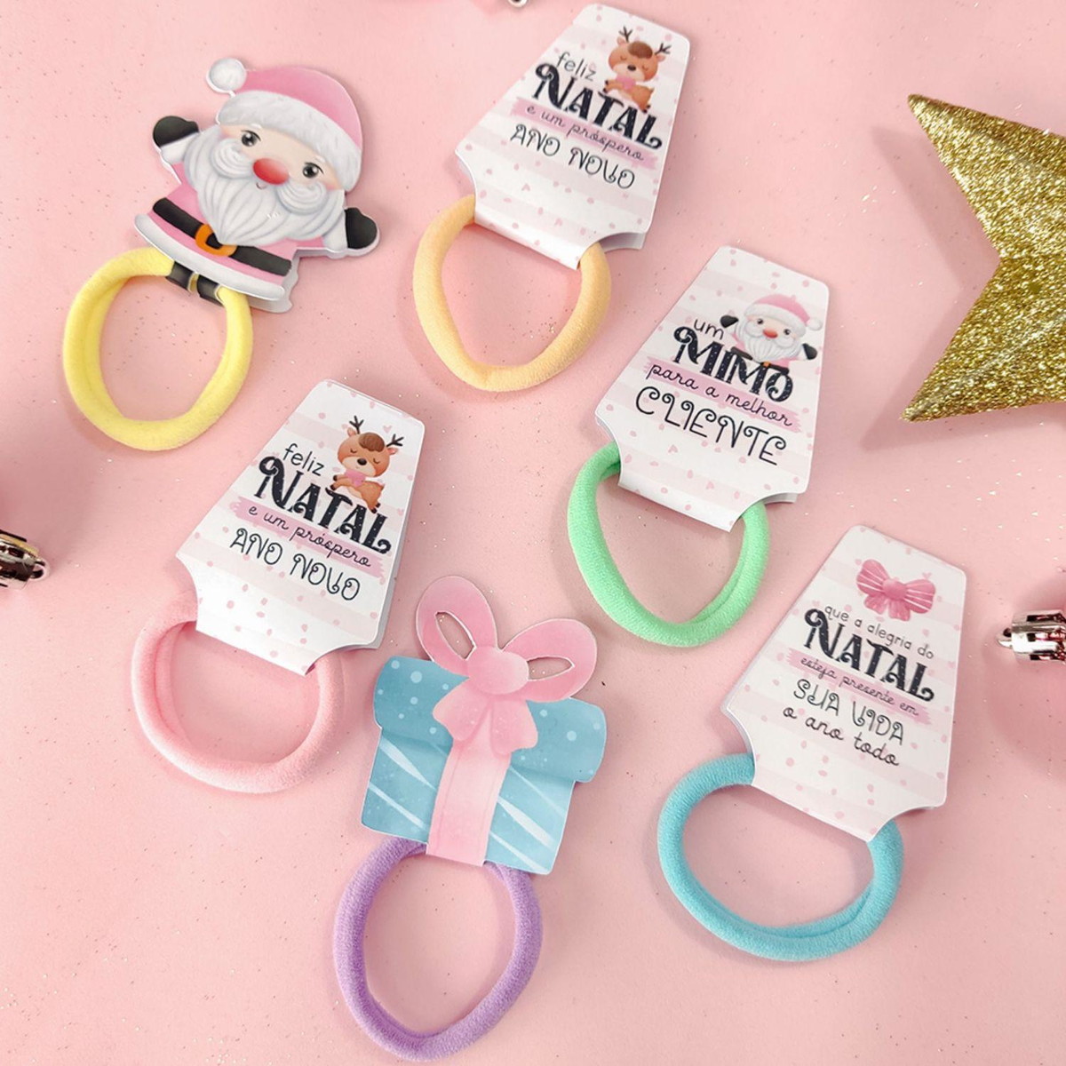 Arquivo de Corte Kit Natal Rosa Card Xuxinha #16566 - Imagem 3