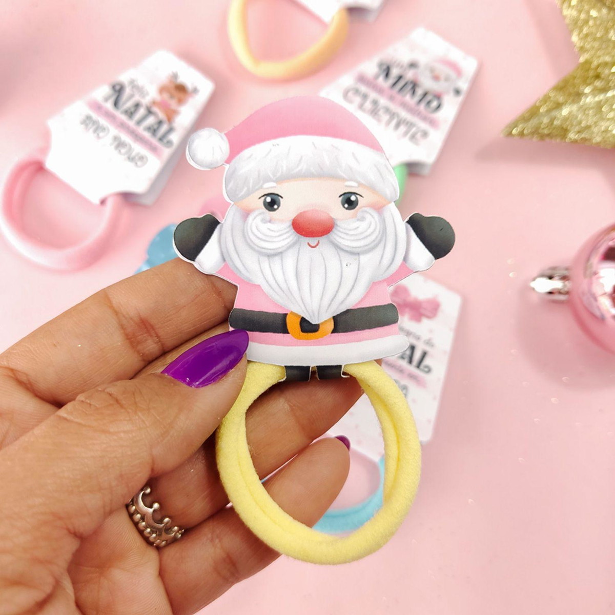 Arquivo de Corte Kit Natal Rosa Card Xuxinha #16566 - Imagem 2