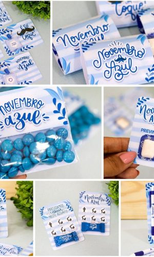 Arquivo de Corte Kit Novembro Azul Completo de Mimos #16568