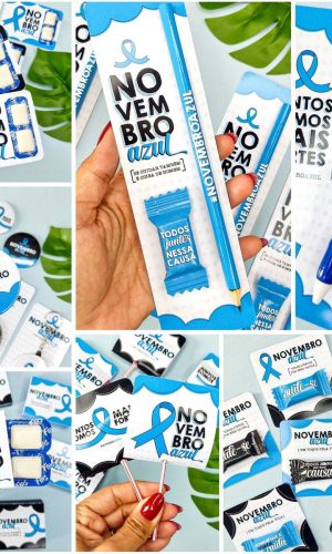 Arquivo de Corte Kit Novembro Azul Completo de Mimos #16570