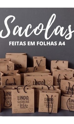 Arquivo de Corte - Kit Sacolas 1