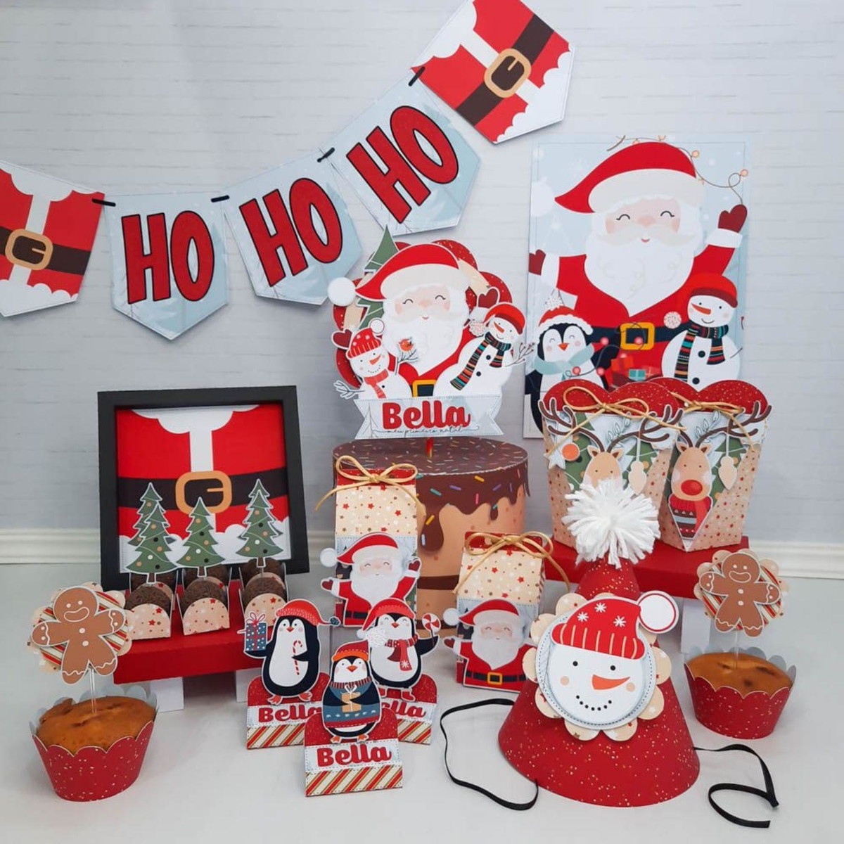 Arquivo de Corte Kit Só Um Bolinho de Natal #16604