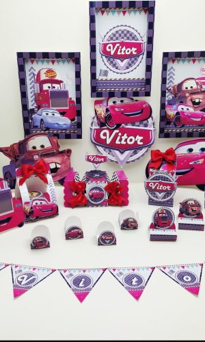 ARQUIVO DE CORTE KIT SÓ UM BOLINHO TEMA CARROS #8022