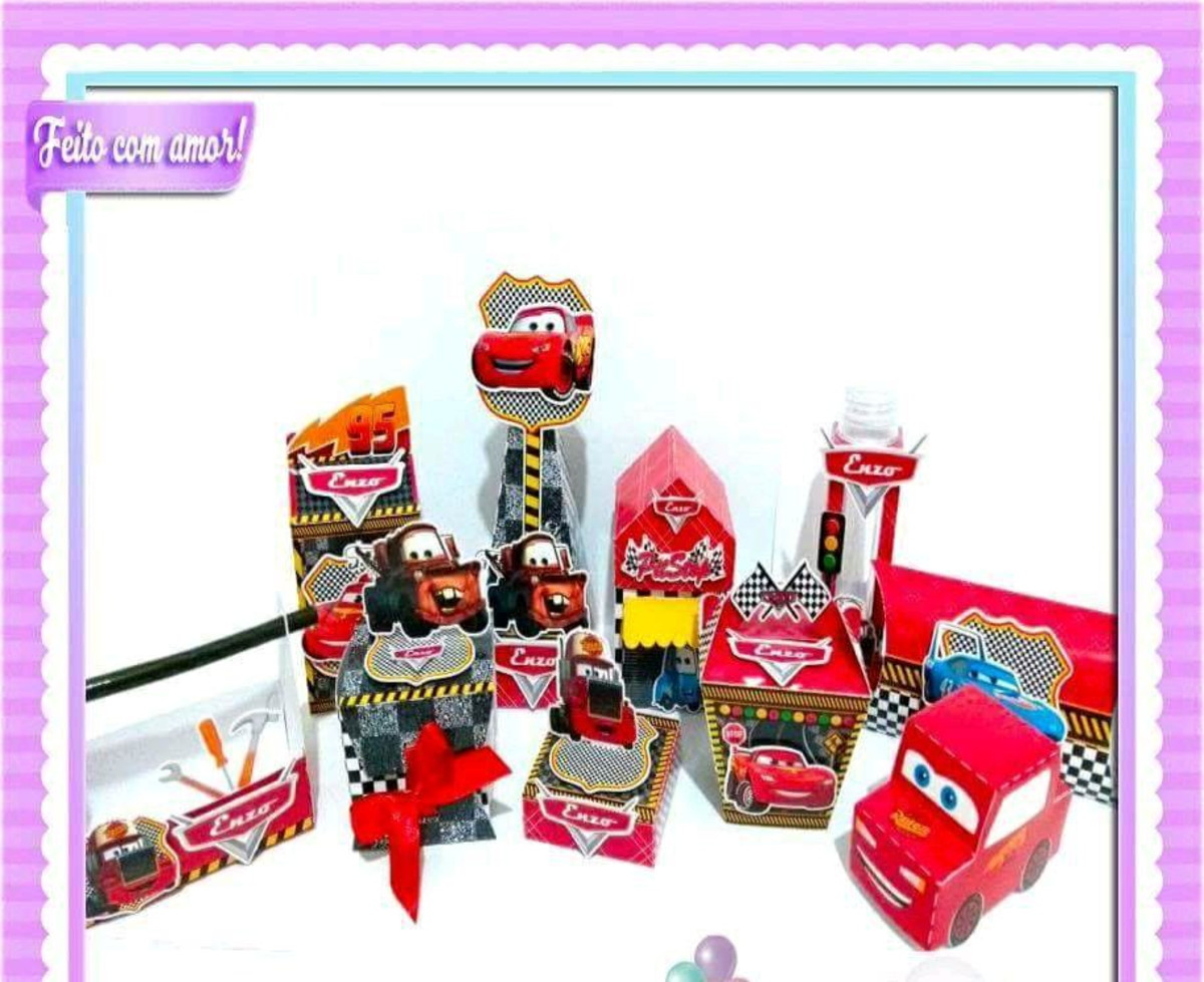 ARQUIVO DE CORTE KIT TEMA CARROS #8024 PDF STUDIO