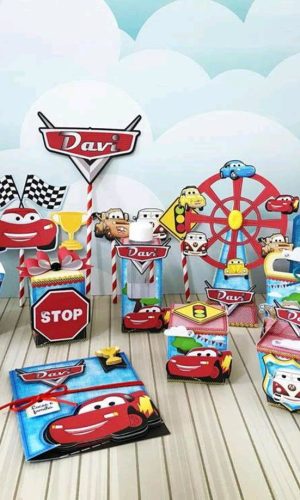 ARQUIVO DE CORTE KIT TEMA CARROS #8025 PDF STUDIO