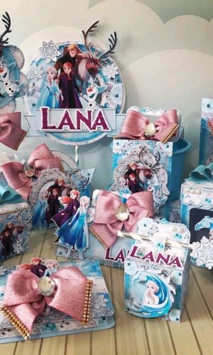 ARQUIVO DE CORTE KIT TEMA FROZEN (#11081) PDF E STUDIO