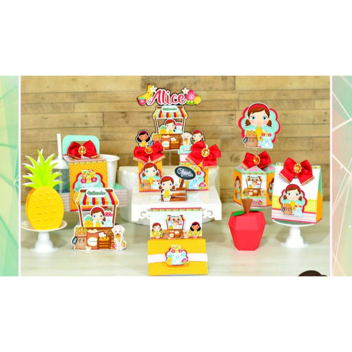 ARQUIVO DE CORTE KIT TEMA QUITANDINHA FRUTINHA (#11091)