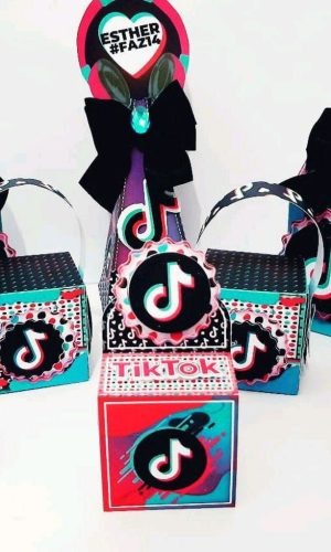 ARQUIVO DE CORTE KIT TIK TOK (#7803) - PDF E STUDIO