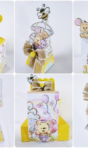 Arquivo de Corte Kit Ursinho Pooh Studio e pdf