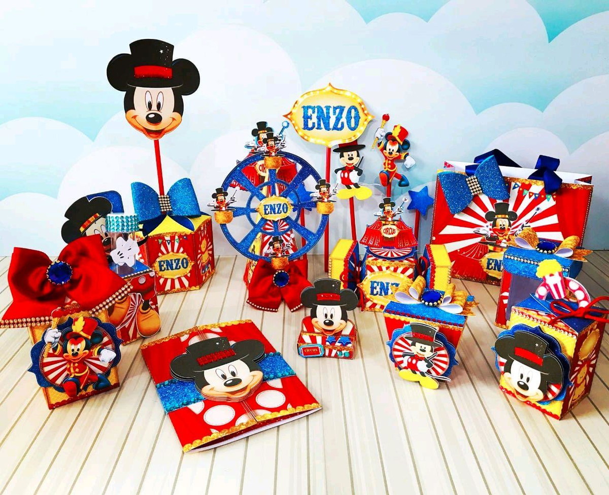 ARQUIVO DE CORTE MICKEY CIRCO (#120) - PDF E STUDIO
