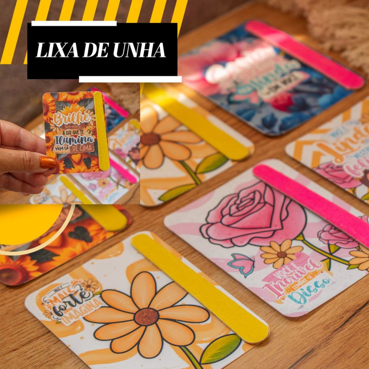 Arquivo Corte Mimo Kit Cards Porta Lixa Dia da Mulher #17189