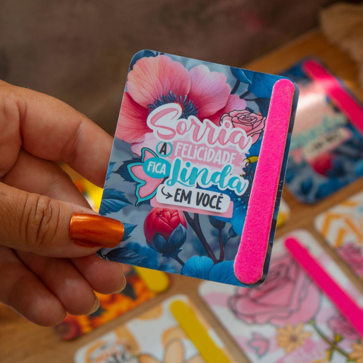 Arquivo Corte Mimo Kit Cards Porta Lixa Dia da Mulher #17189 - Imagem 2