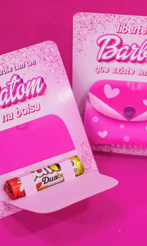 Arquivo de Corte Mimo Cliente Card Bolsinha Barbie
