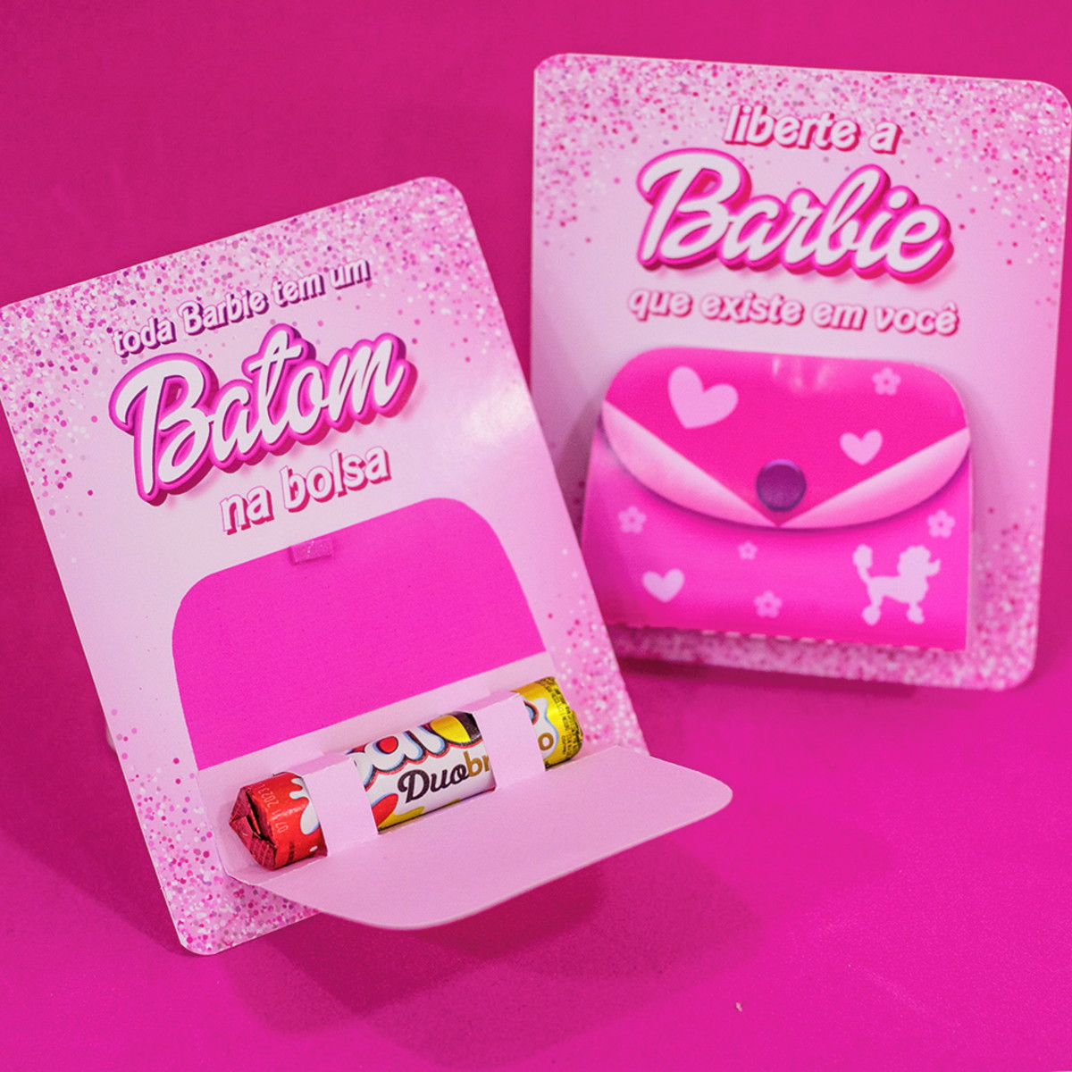 Arquivo de Corte Mimo Cliente Card Bolsinha Barbie