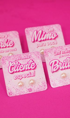 Arquivo de Corte: Mimo Cliente Card Brincos Barbie
