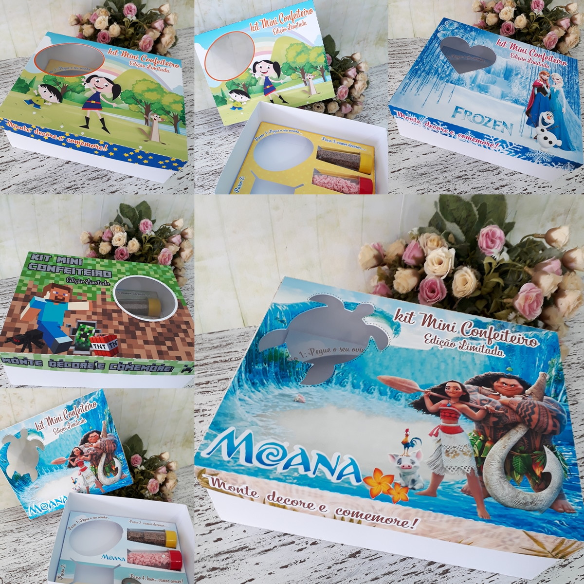 Arquivos de corte kit caixas mini confeiteiro - Imagem 2