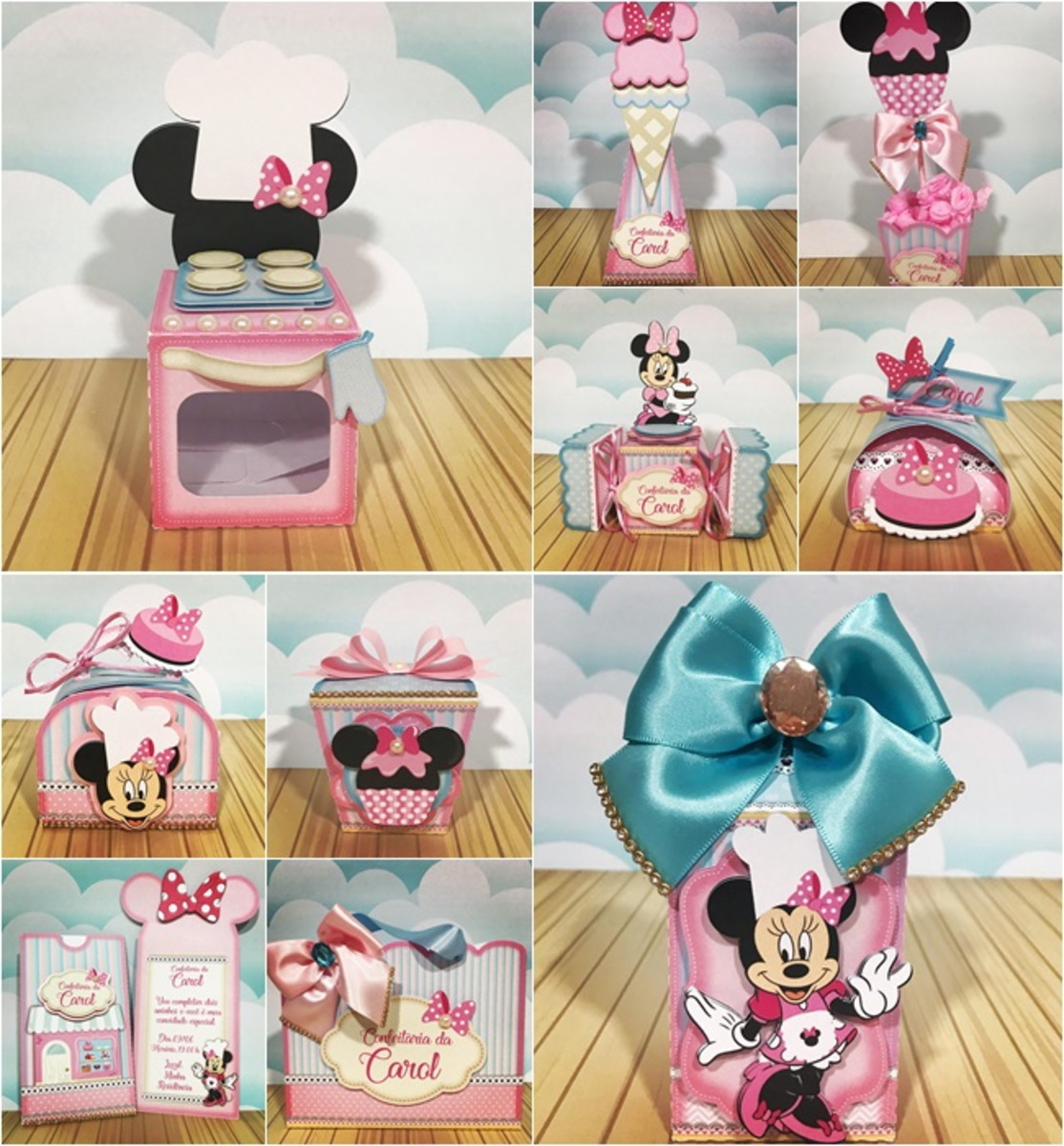 Arquivo de Corte - Minnie Confeiteira 1