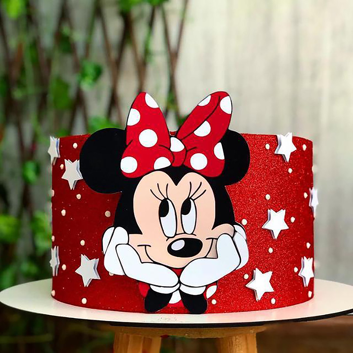 KIT C/ 5 ARQUIVO DE CORTE: TOPO DE BOLO MINNIE 001