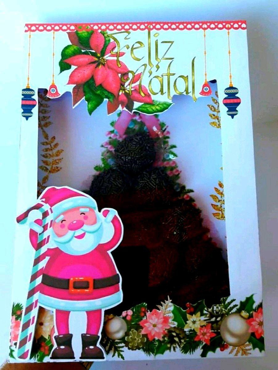 ARQUIVO DE CORTE NATAL CAIXA PARA DOCE (#2063) STUDIO E PDF - Imagem 3