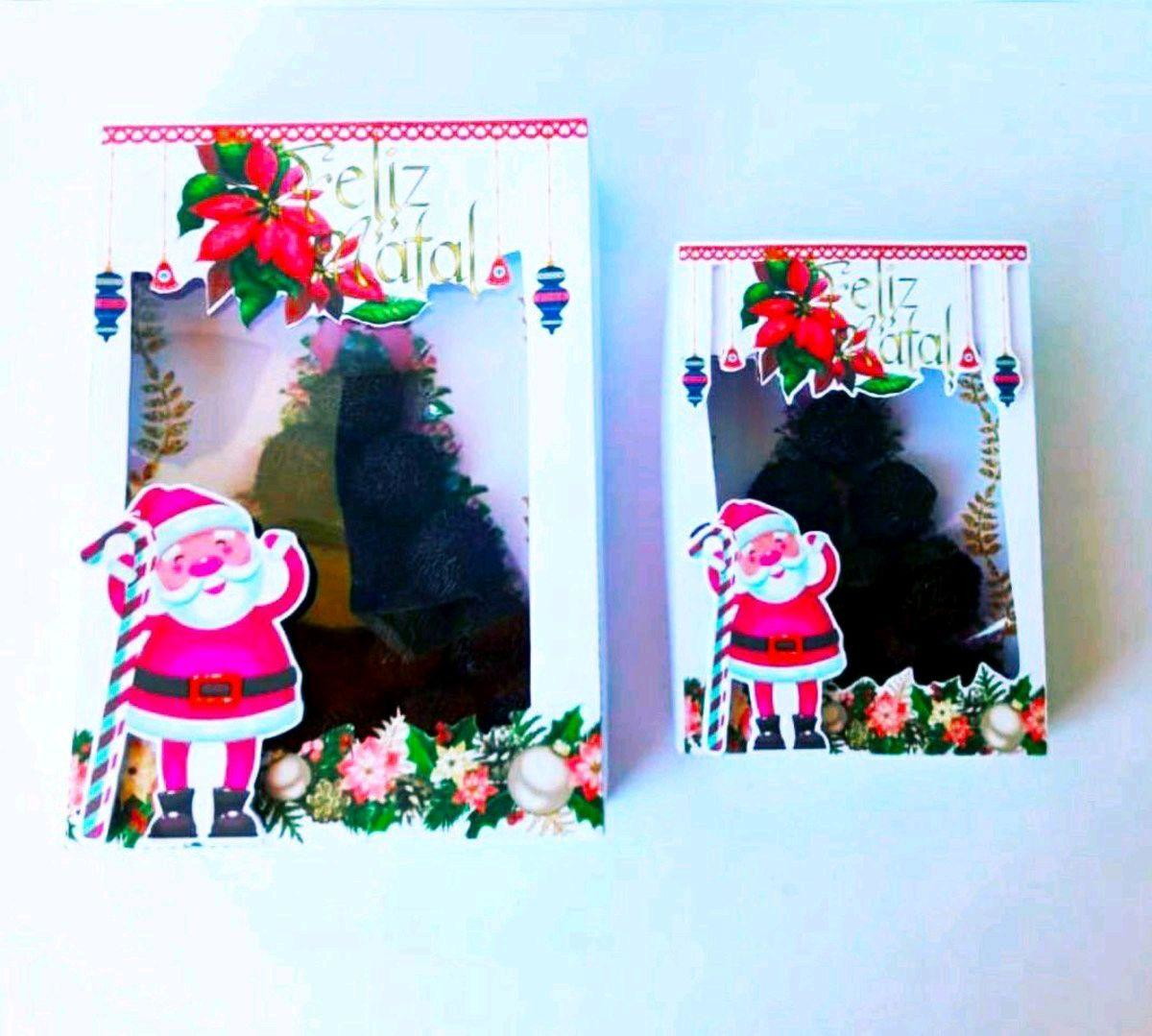 ARQUIVO DE CORTE NATAL CAIXA PARA DOCE (#2063) STUDIO E PDF - Imagem 2