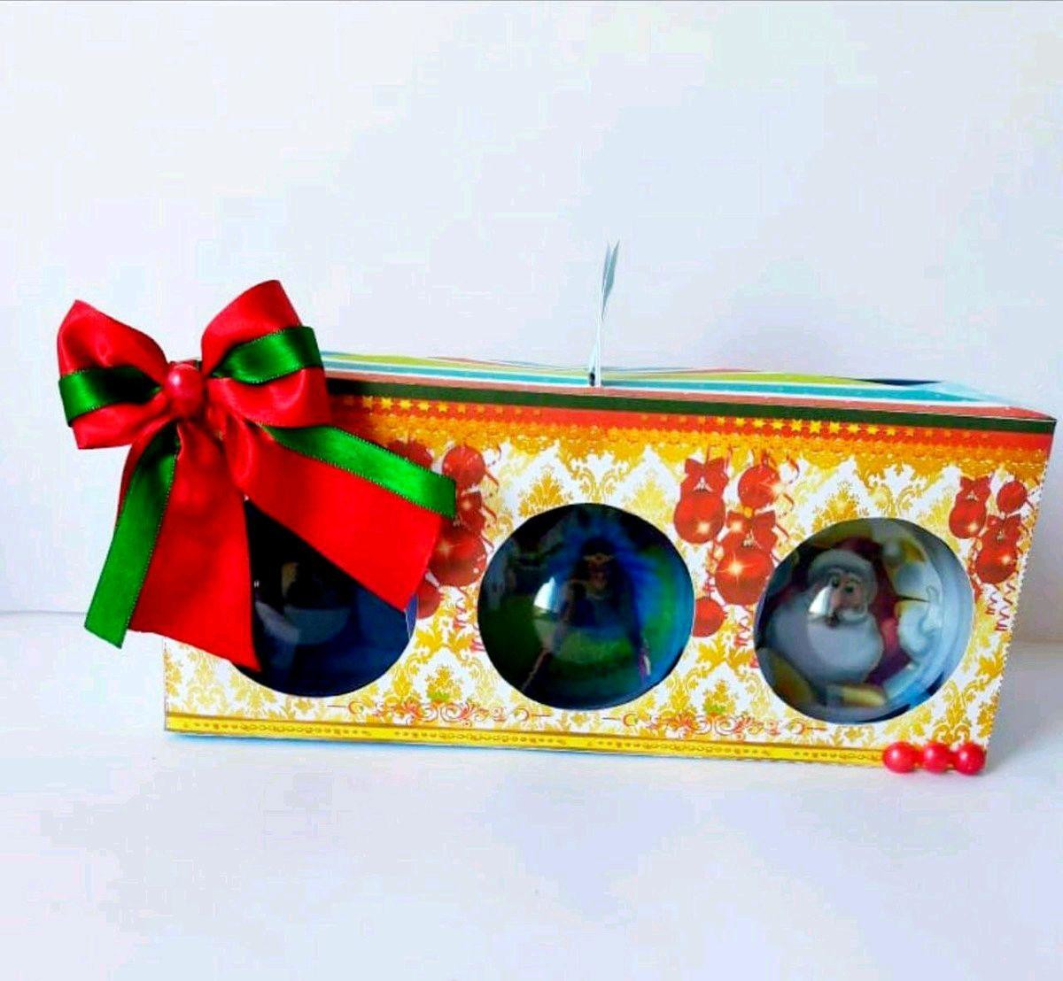 ARQUIVO DE CORTE NATAL CAIXA PARA ESFERA (#2064) STUDIO PDF - Imagem 2
