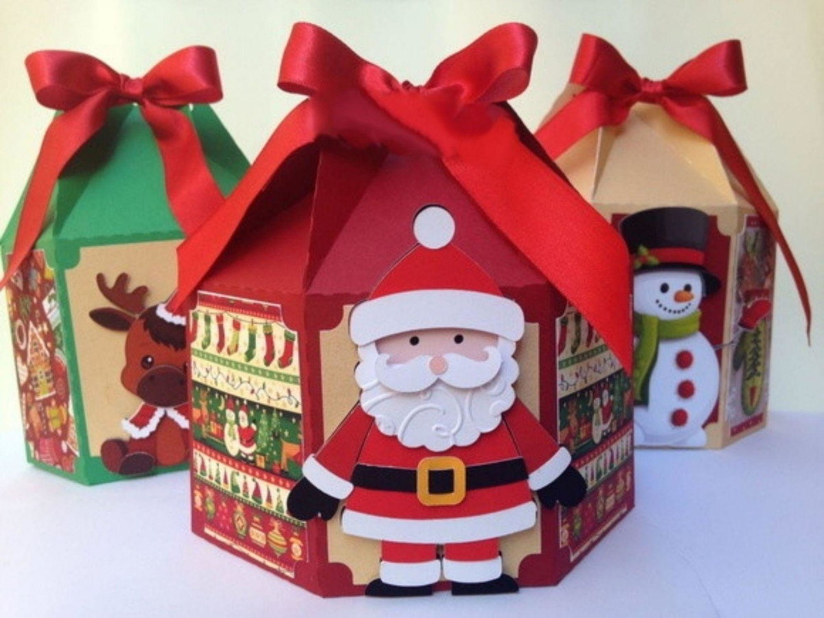 Arquivo de Corte Natal Caixa para Panetone #14602