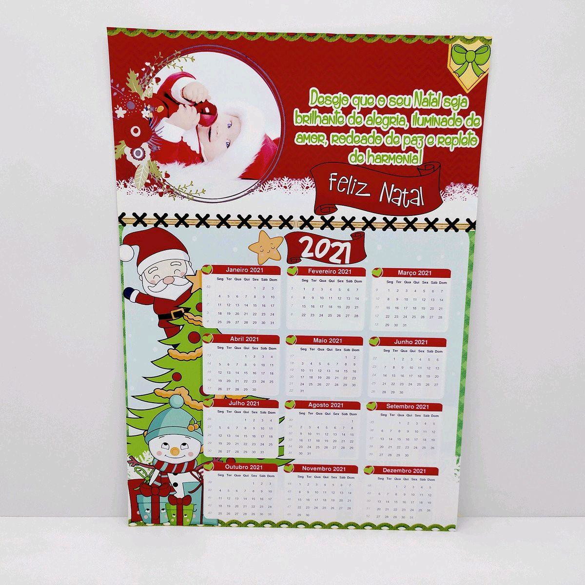 ARQUIVO DE CORTE NATAL CALENDÁRIO 2021 (#2074) STUDIO PDF