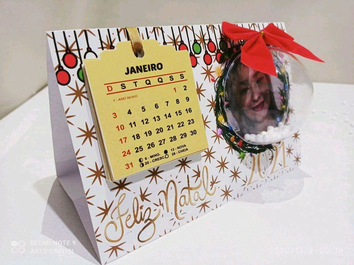 Arquivo de Corte Natal Calendário 2022 com Bola (#2071)